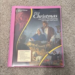 Abeka First Christmas and Thanksgiving Flash-a-Card